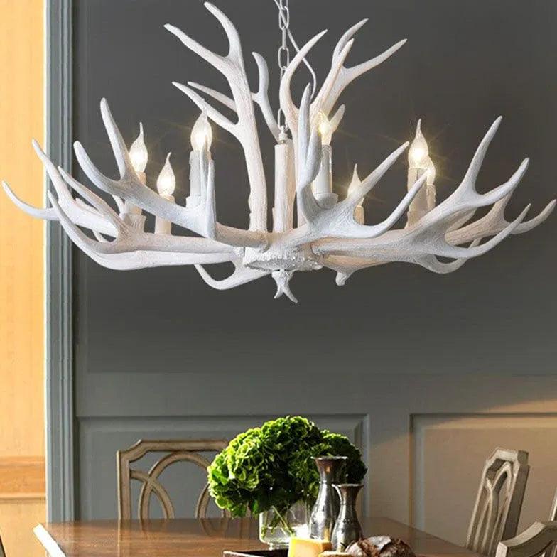 Rustic Style Antler LED Chandelier for Living Room Decor | Rebooters - Rebooters