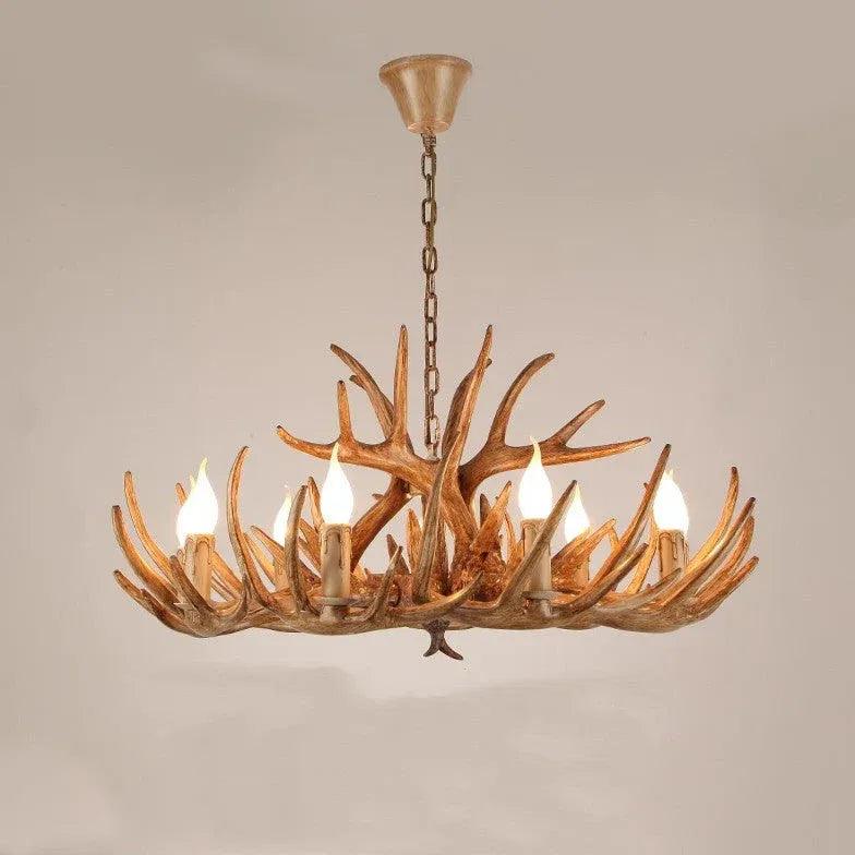 Rustic Style Antler LED Chandelier for Living Room Decor | Rebooters - Rebooters