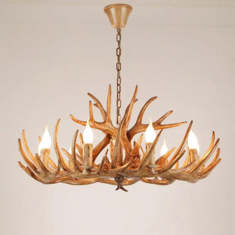 Rustic Style Antler LED Chandelier for Living Room Decor | Rebooters - Rebooters