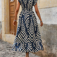 Stylish Megan Women's Maxi Dress with Flutter Sleeves - Rebooters -Women's Dresses