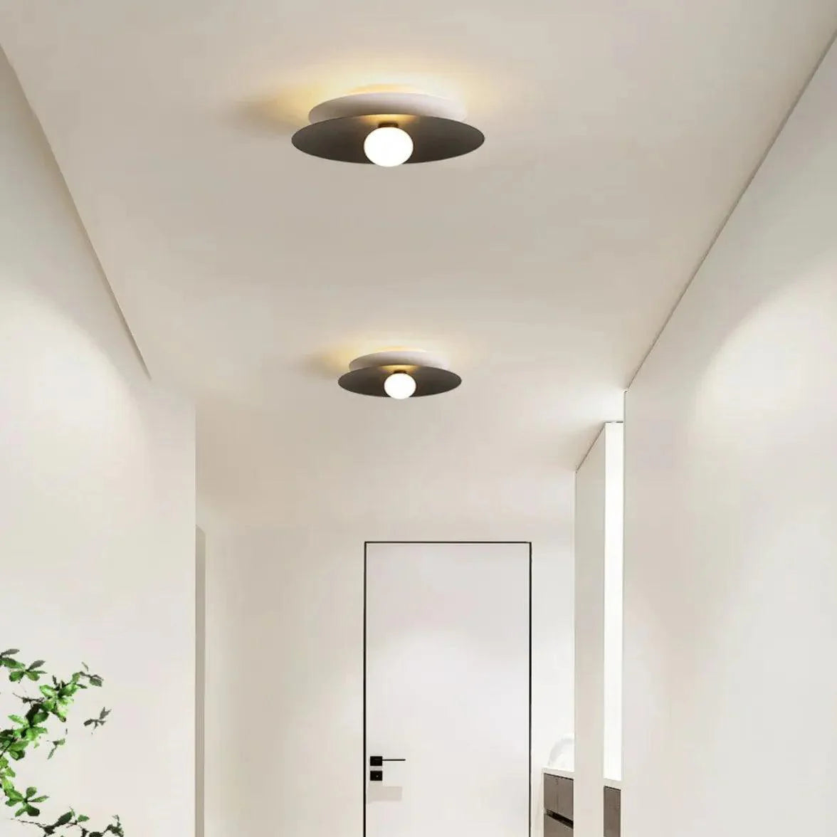 Disc-Shaped Minimalist Modern Ceiling Light for Indoor Use - Rebooters