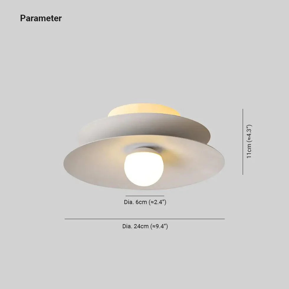 Disc-Shaped Minimalist Modern Ceiling Light for Indoor Use - Rebooters