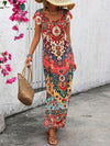 Kimora Bohemian Patchwork Women's Maxi Dress for Effortless Style - Rebooters -Women's Dresses