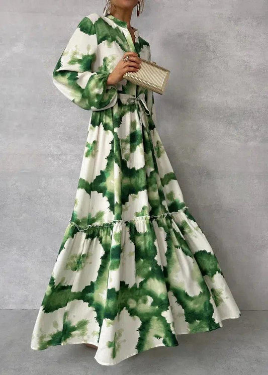 Womens Boho Tie-Dye Maxi Dress for Casual Elegance - Rebooters -Women's Dresses