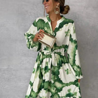 Womens Boho Tie-Dye Maxi Dress for Casual Elegance - Rebooters -Women's Dresses