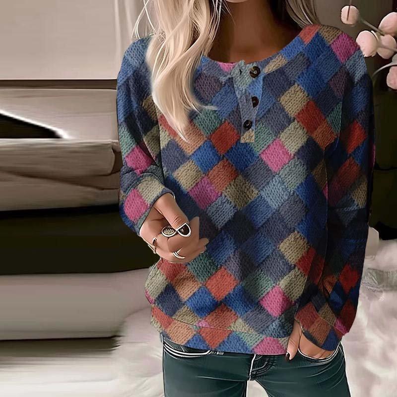 Womens Chic Button-Detail Sweater for Stylish Layering - Rebooters