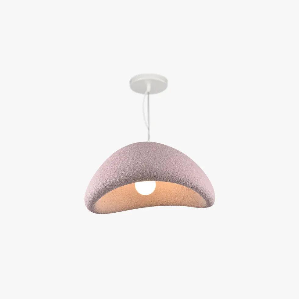 Polystyrene Modern Pink Bedroom Pendant Light Fixture - Rebooters