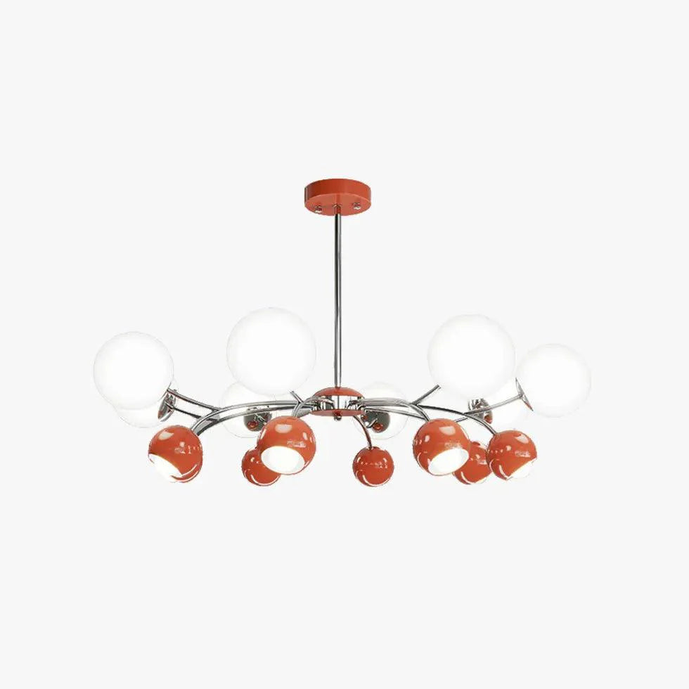 Two Tone Multi-Ball Radial Chandelier for Stylish Spaces | Rebooters - Rebooters