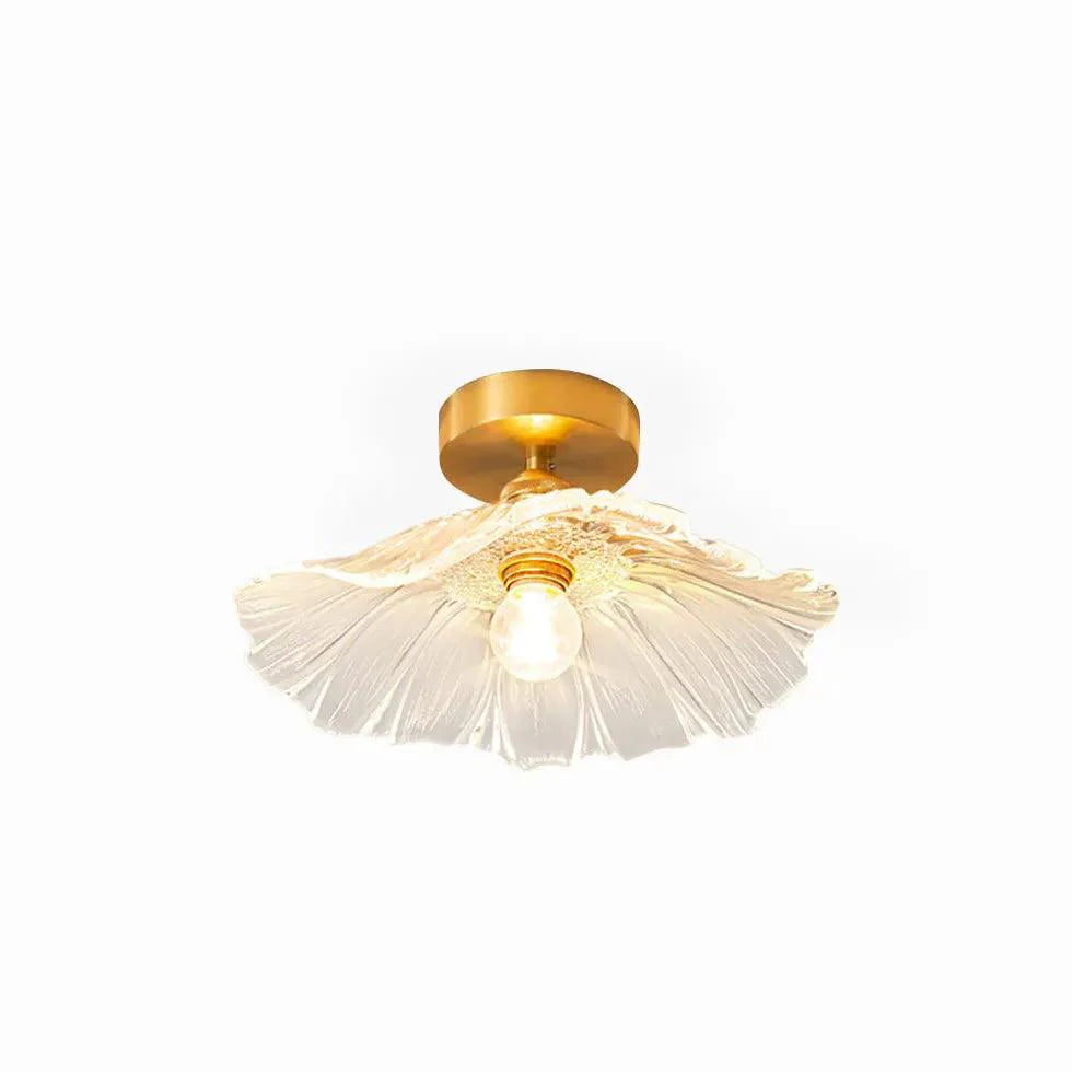 Petal Luxury Modern Glass Flush Ceiling Lights for Home - Rebooters