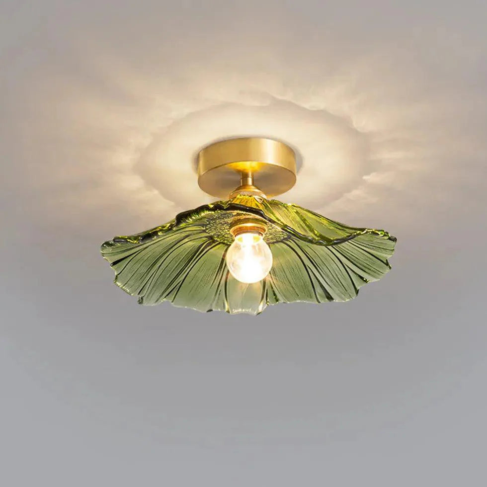 Petal Luxury Modern Glass Flush Ceiling Lights for Home - Rebooters