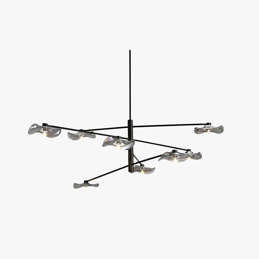 Branch-Shaped Multi-Light Black Modern Pendant Light Fixture | Rebooters - Rebooters