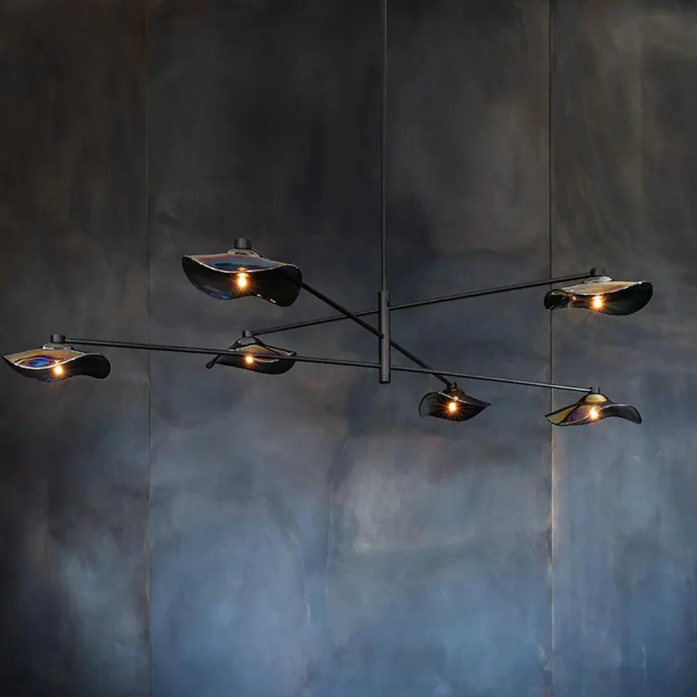 Branch-Shaped Multi-Light Black Modern Pendant Light Fixture | Rebooters - Rebooters