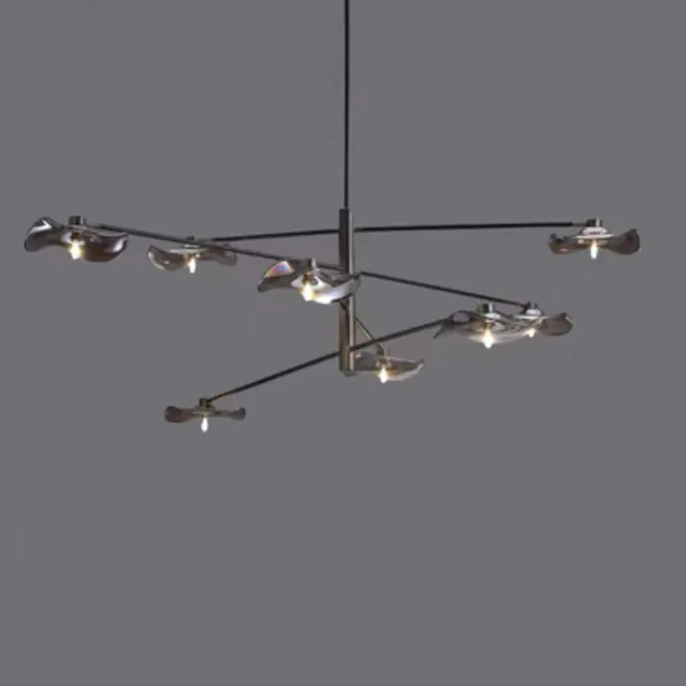 Branch-Shaped Multi-Light Black Modern Pendant Light Fixture | Rebooters - Rebooters