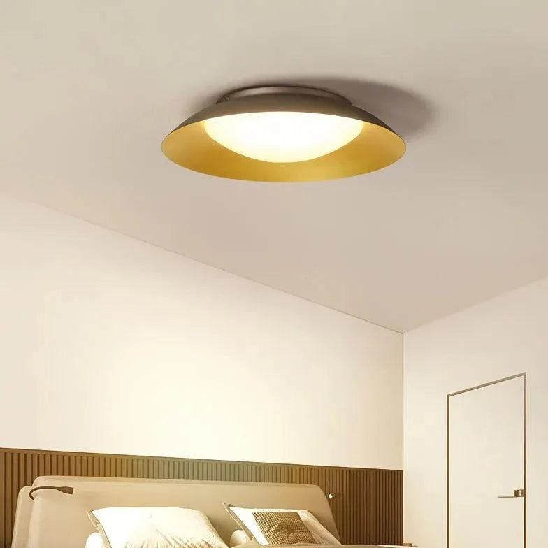 Dish-Shaped Vintage Design Bedroom Ceiling Light Fixture - Rebooters