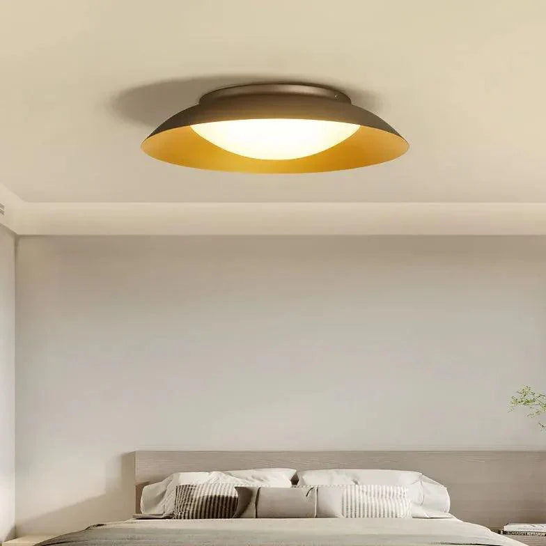 Dish-Shaped Vintage Design Bedroom Ceiling Light Fixture - Rebooters