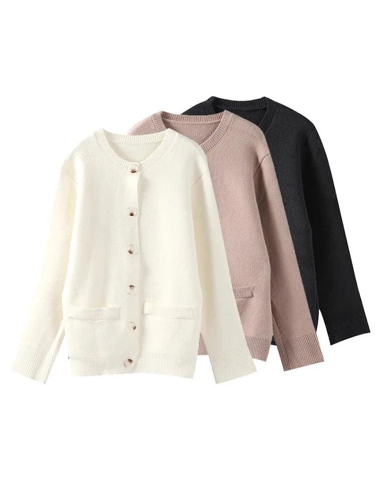 Womens Chic and Cozy Women’s Knit Cardigan Sweater Sale - Rebooters