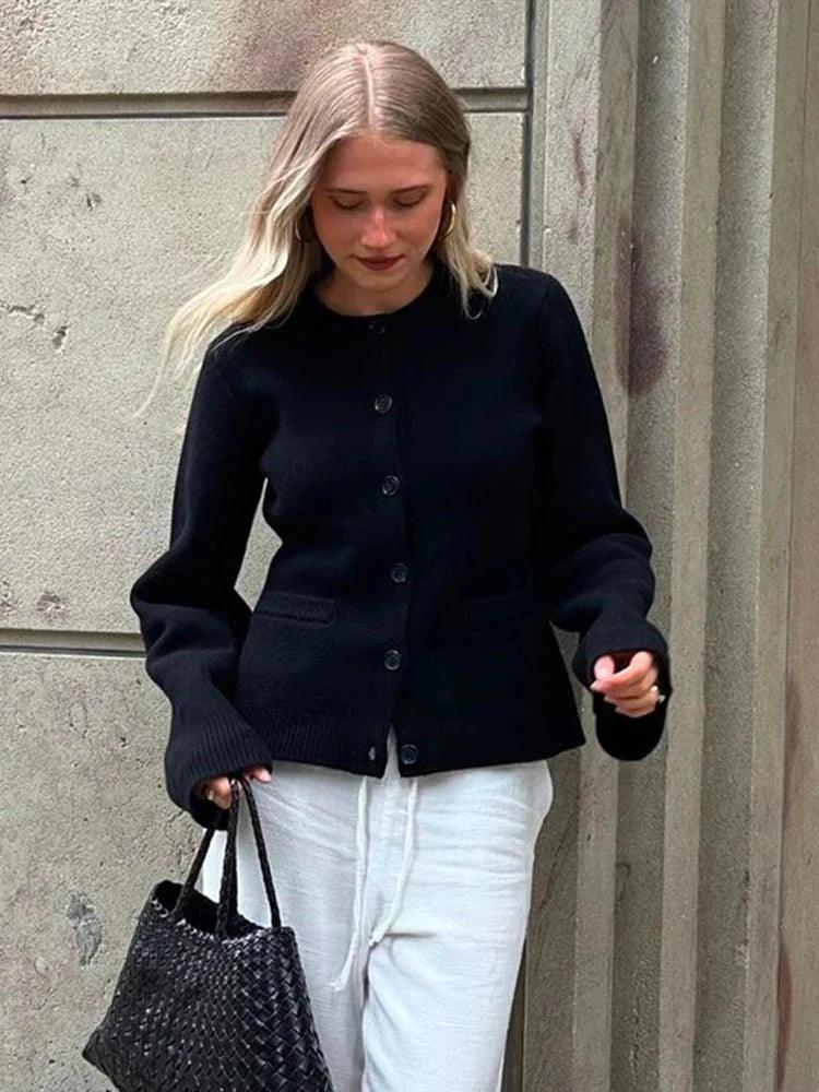 Womens Chic and Cozy Women’s Knit Cardigan Sweater Sale - Rebooters