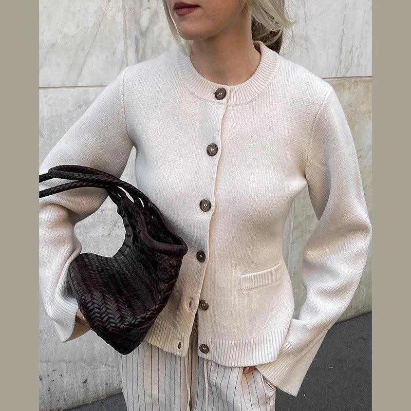 Womens Chic and Cozy Women’s Knit Cardigan Sweater Sale - Rebooters