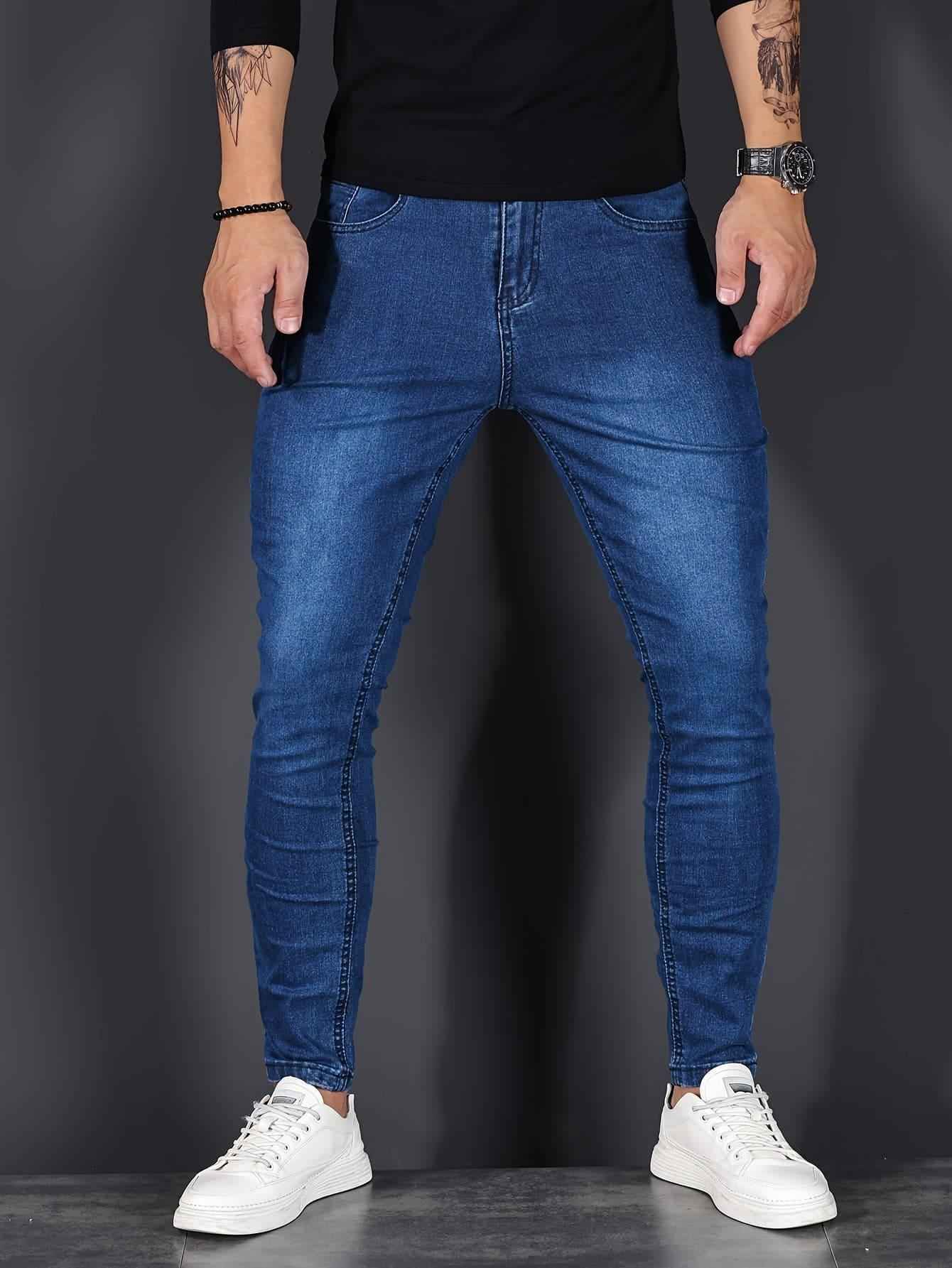 Men's Denim Jeans Slim Fit for Everyday Style and Comfort - Rebooters
