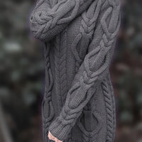 Womens Cozy Chunky Cable Knit Sweater for Ultimate Comfort - Rebooters