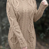 Womens Cozy Chunky Cable Knit Sweater for Ultimate Comfort - Rebooters
