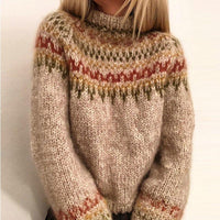 Womens Cozy Chunky Fair Knit Sweater for Ultimate Warmth - Rebooters
