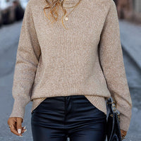 Womens Timeless Turtleneck Sweater for Effortless Elegance - Rebooters