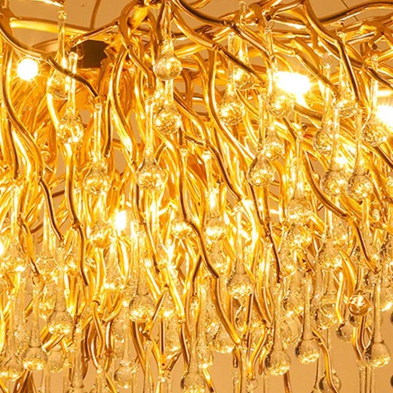 Branch-Shaped Crystal Luxury Living Room Pendant Light | Rebooters - Rebooters