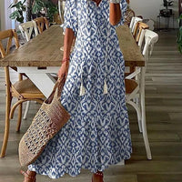 Renata Women's Floral Print Sleeveless Maxi Dress - Rebooters -Women's Dresses