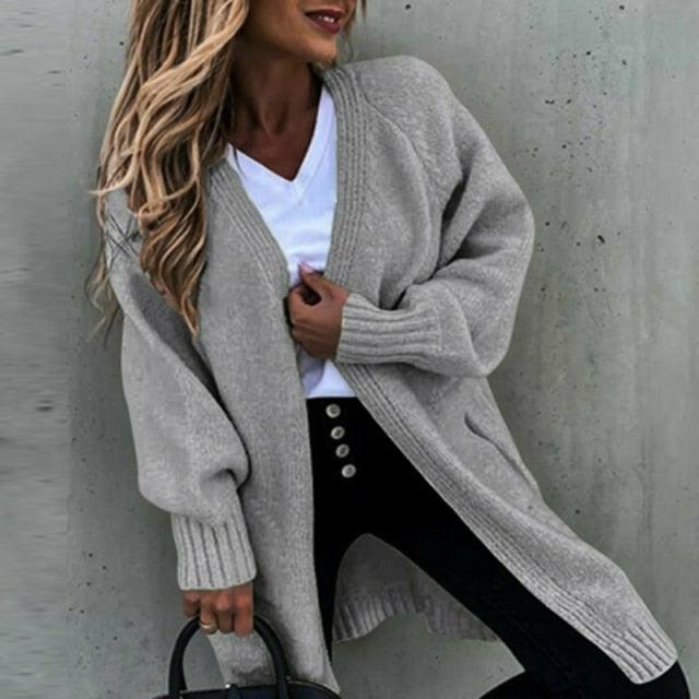 Womens Snug and Stylish Open Front Cardigan for All Seasons - Rebooters
