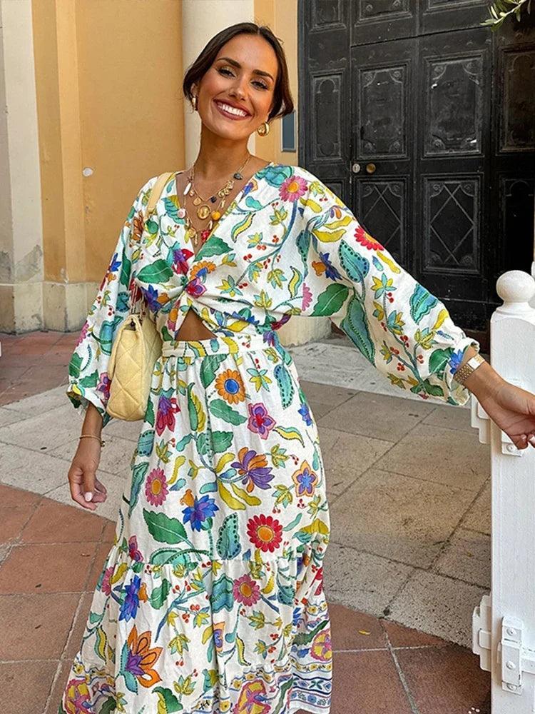Meghan Women's Maxi Dress - Bohemian Style for Effortless Elegance - Rebooters -Women's Dresses