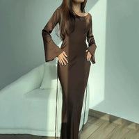 Julieta Women's Evening Gown with Flared Sleeves Rebooters Maxi Women's Dresses