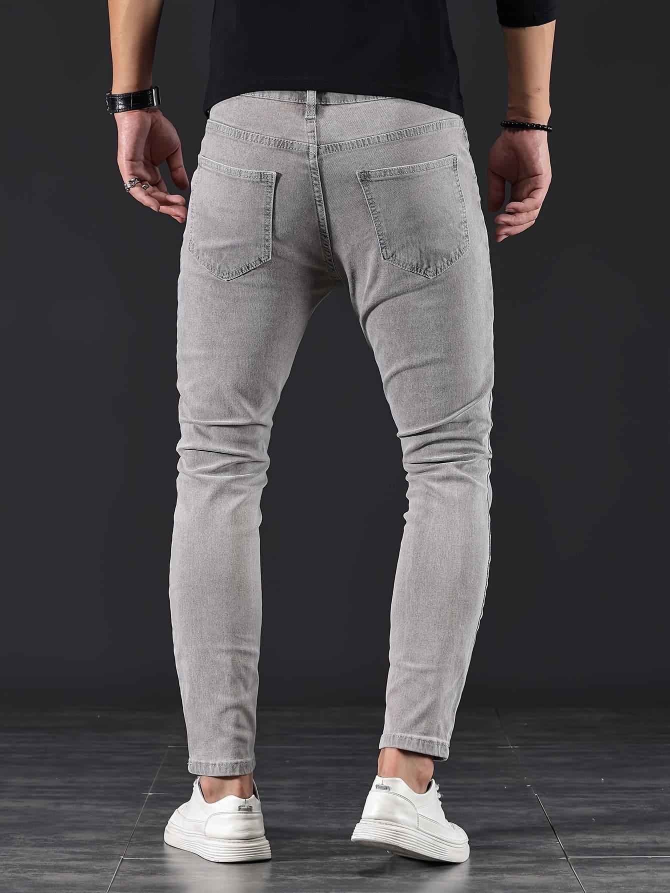 Men's Denim Jeans Slim Fit for Everyday Style and Comfort - Rebooters