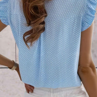 Sleeveless Polka Dot Summer Top for Women - Chic Style Rebooters Womens Shirts