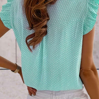 Sleeveless Polka Dot Summer Top for Women - Chic Style Rebooters Womens Shirts