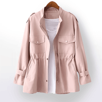 Stylish Totem Trench Coat & Jacket for Effortless Elegance Pastel Pink - Rebooters