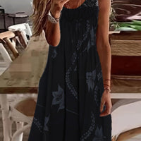 Paola Women's Floral Print Maxi Tank Dress for Effortless Style - Rebooters -Women's Dresses
