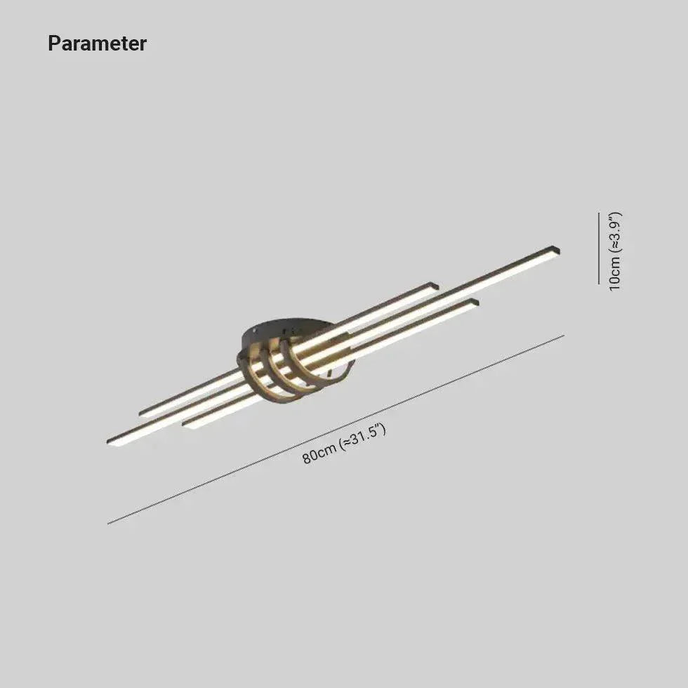 Linear Light Modern Corridor Recessed Ceiling Light Fixture - Rebooters