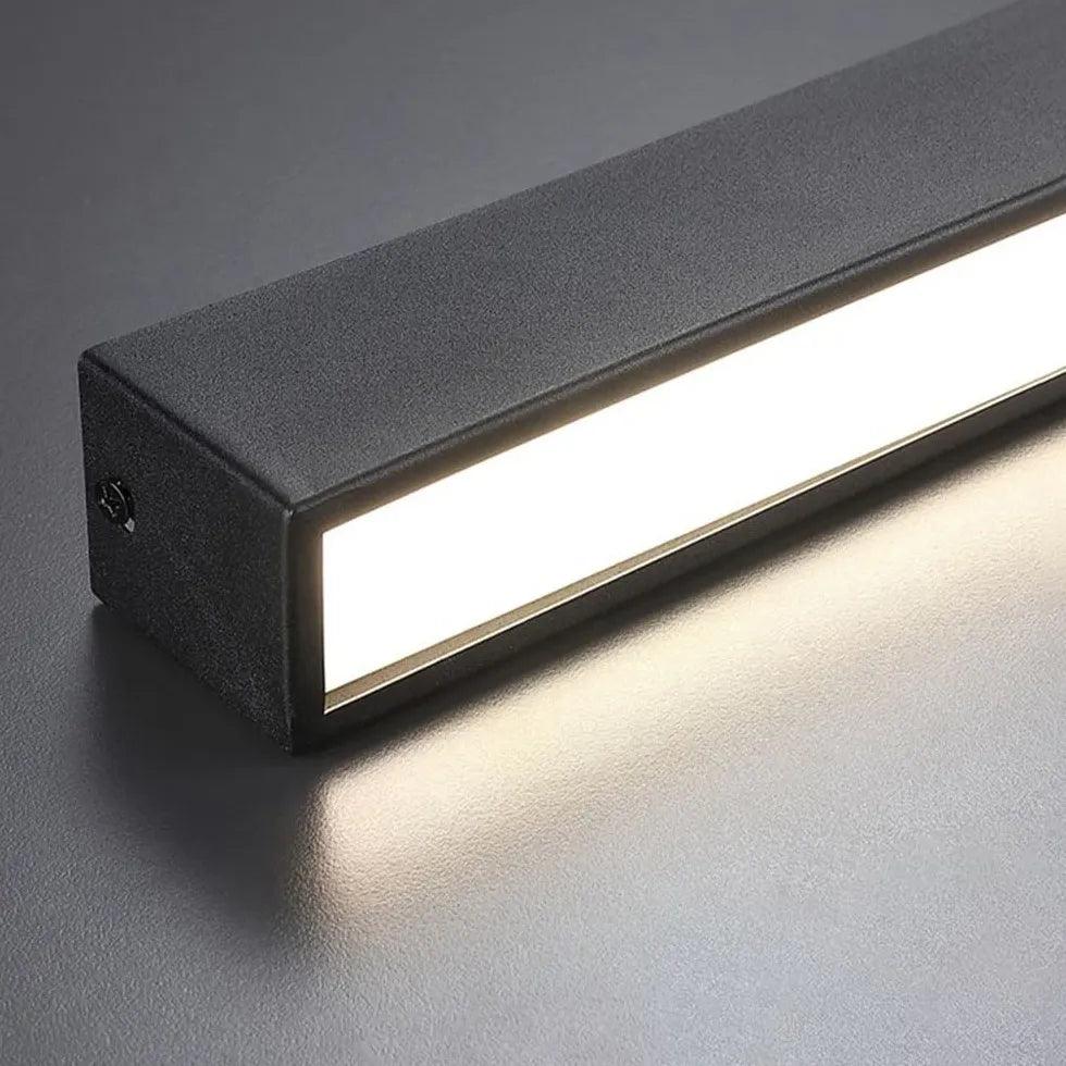 Long Linear Black Flush Ceiling Lights for Modern Spaces - Rebooters