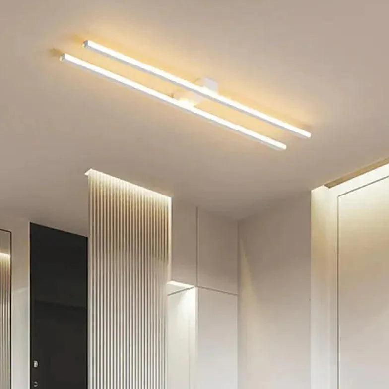 Dual-Rod Linear LED Corridor Ceiling Light for Modern Spaces - Rebooters