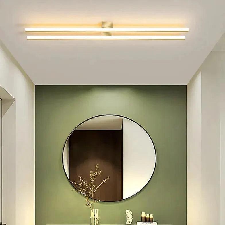 Dual-Rod Linear LED Corridor Ceiling Light for Modern Spaces - Rebooters