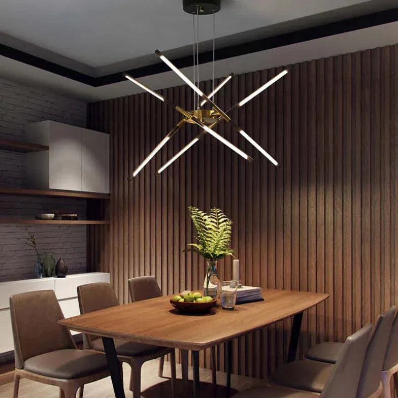 Black LED Branch Structure Chandelier for Modern Homes | Rebooters - Rebooters