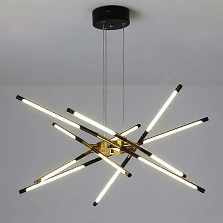 Black LED Branch Structure Chandelier for Modern Homes | Rebooters - Rebooters