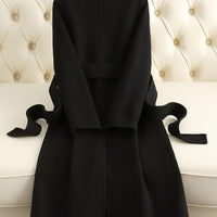 Womens Chic Belted Overcoat for Stylish Everyday Wear - Rebooters