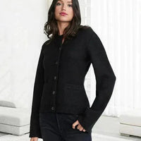 Womens Chic Button-Up Cardigan for Effortless Style Fashion - Rebooters