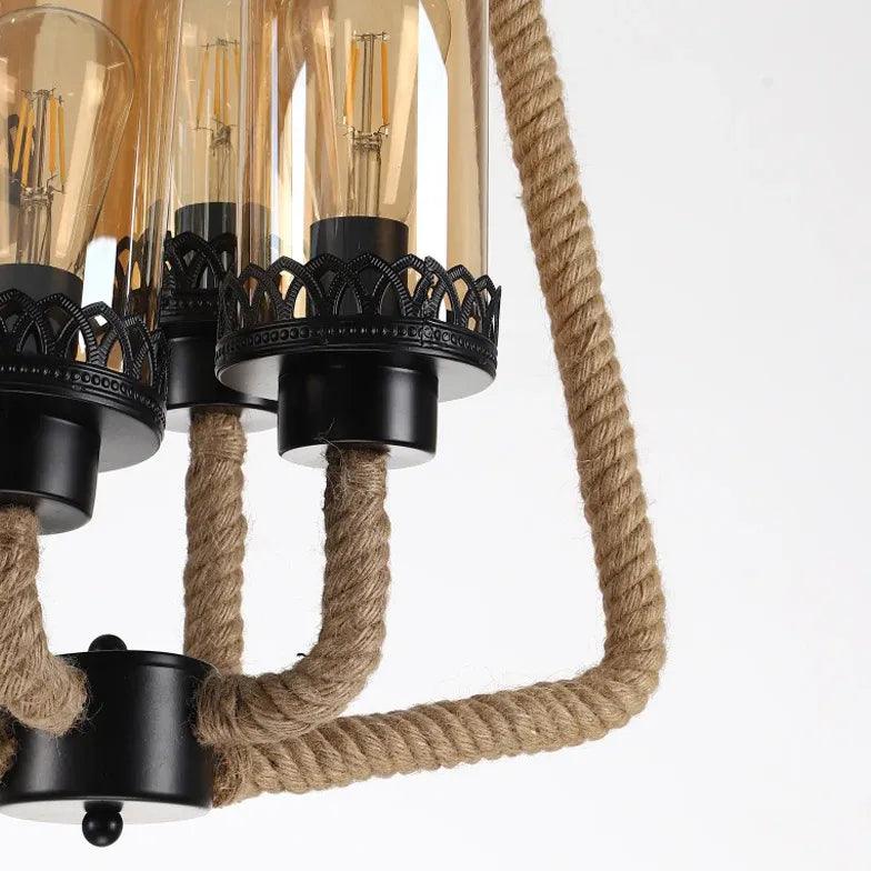 Rope Bulb Cluster Restaurant Industrial Pendant Light Fixture | Rebooters - Rebooters