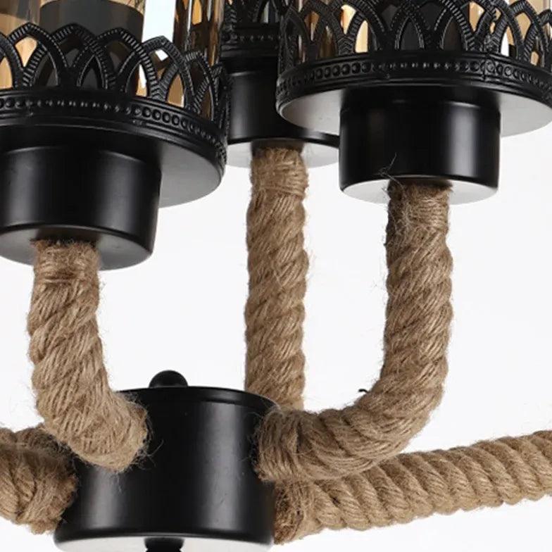 Rope Bulb Cluster Restaurant Industrial Pendant Light Fixture | Rebooters - Rebooters