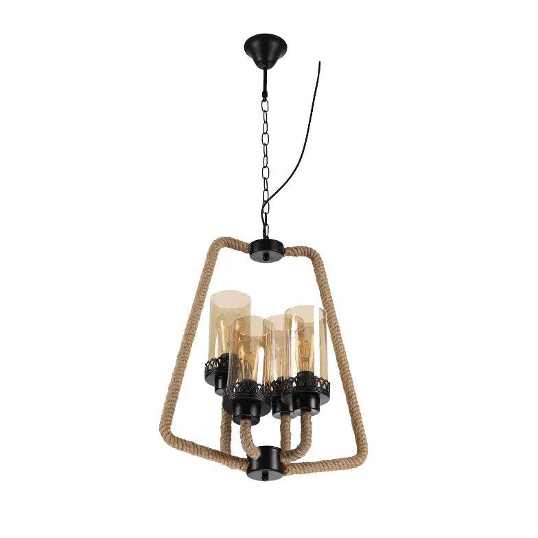 Rope Bulb Cluster Restaurant Industrial Pendant Light Fixture | Rebooters - Rebooters