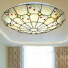 Colorful Round Glass Elegant Ceiling Light for Home Decor - Rebooters