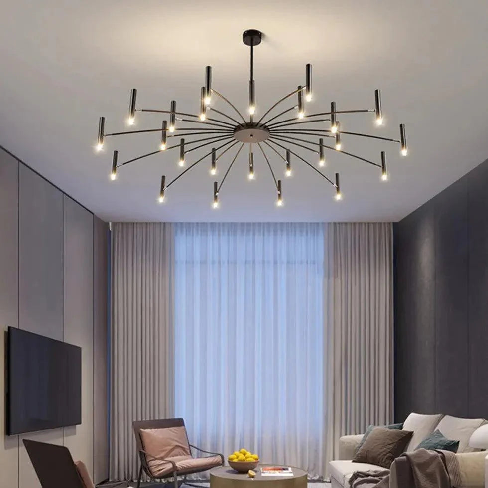 Spot Lights Metal Led Chandelier for Living Room Decor | Rebooters - Rebooters